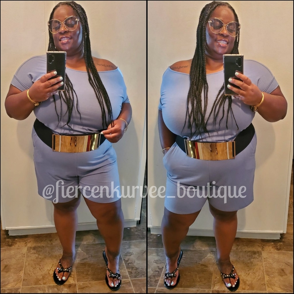 Plus size romper